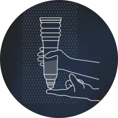 Isi Bathmate Anda dengan air hangat.